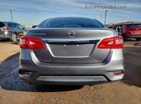 3N1AB7AP3GY292782 2016 NISSAN SENTRA Серебряный Вид сзади