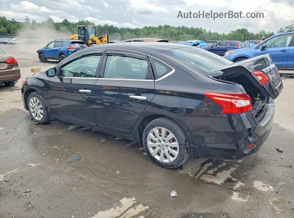 3N1AB7AP3GY320774 2016 NISSAN SENTRA Black Trasero izquierdo