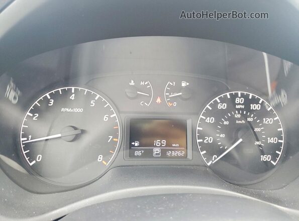 3N1AB7AP3GY320774 2016 NISSAN SENTRA Black Vista del cuadro de instrumentos