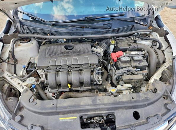 3N1AB7AP3GY330351 2016 NISSAN SENTRA White Widok wnętrza z tyłu