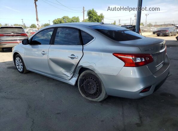 3N1AB7AP3HL683350 2017 NISSAN SENTRA Silver Tył lewy
