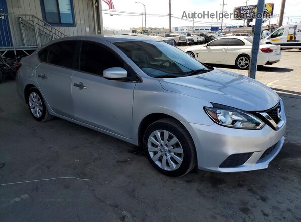 3N1AB7AP3HL683350 2017 NISSAN SENTRA Silver Przód prawy