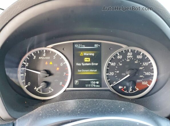 3N1AB7AP3HL683350 2017 NISSAN SENTRA Silver Widok zestawu wskaźników