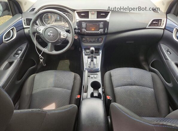 3N1AB7AP3HY222670 2017 NISSAN SENTRA Gray წინა პანელის ხედი