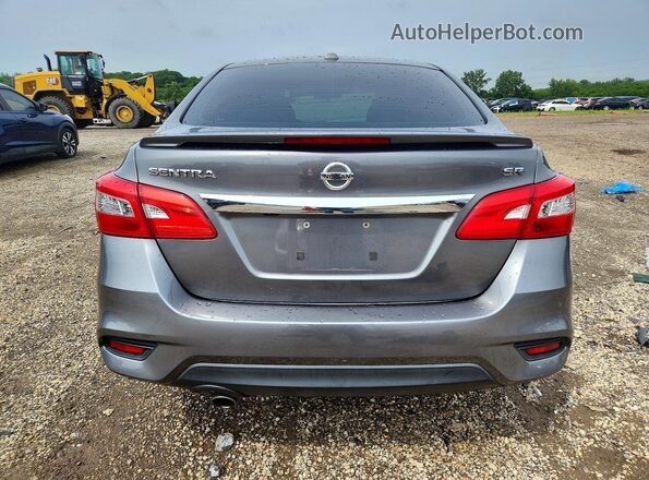 3N1AB7AP3HY222670 2017 NISSAN SENTRA Gray უკანა ხედი