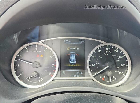 3N1AB7AP3HY222670 2017 NISSAN SENTRA Gray ხელსაწყოთა პანელის ხედი