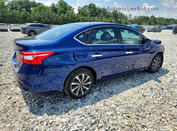 3N1AB7AP3HY236844 2017 NISSAN SENTRA Синий Задняя правая четверть