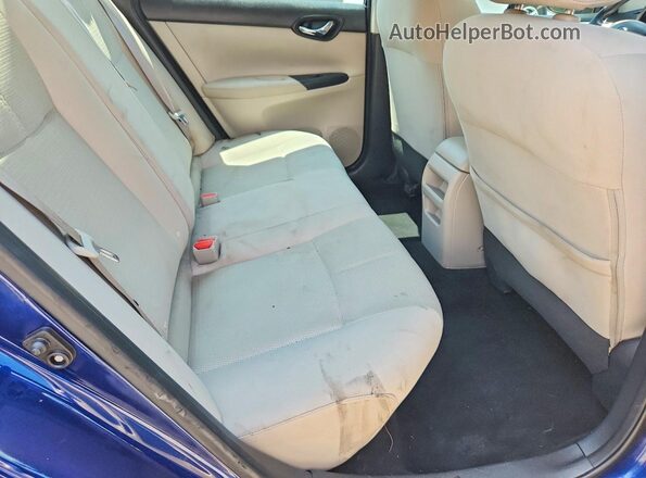 3N1AB7AP3HY236844 2017 NISSAN SENTRA Синий Вид задних сидений