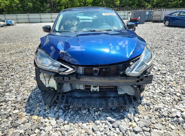 3N1AB7AP3HY236844 2017 NISSAN SENTRA Синий Вид спереди