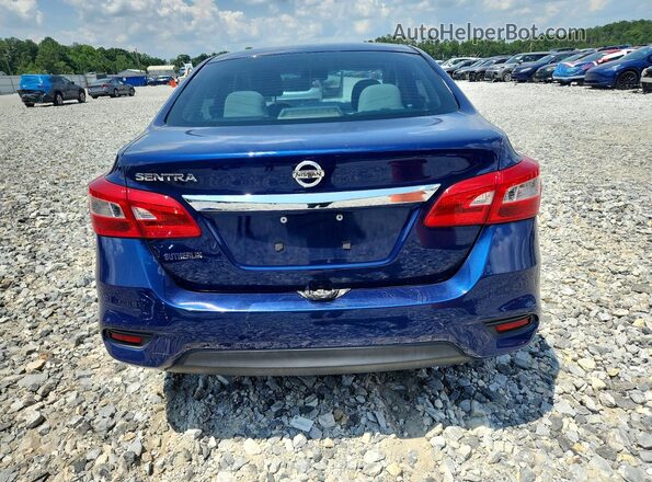3N1AB7AP3HY236844 2017 NISSAN SENTRA Синий Вид сзади