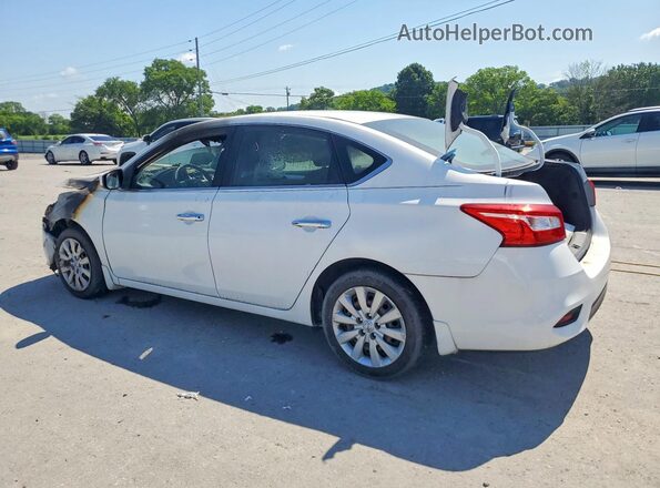 3N1AB7AP3HY293528 2017 NISSAN SENTRA Белый Задняя левая четверть