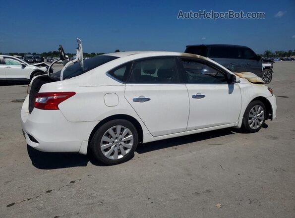 3N1AB7AP3HY293528 2017 NISSAN SENTRA Белый Задняя правая четверть