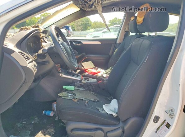 3N1AB7AP3HY293528 2017 NISSAN SENTRA Белый Вид салона спереди