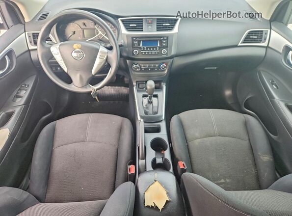 3N1AB7AP3HY305502 2017 NISSAN SENTRA Silver Dashboard view