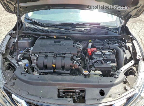 3N1AB7AP3HY306911 2017 NISSAN SENTRA Gray Widok wnętrza z tyłu