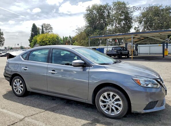 3N1AB7AP3HY306911 2017 NISSAN SENTRA Gray Przód prawy