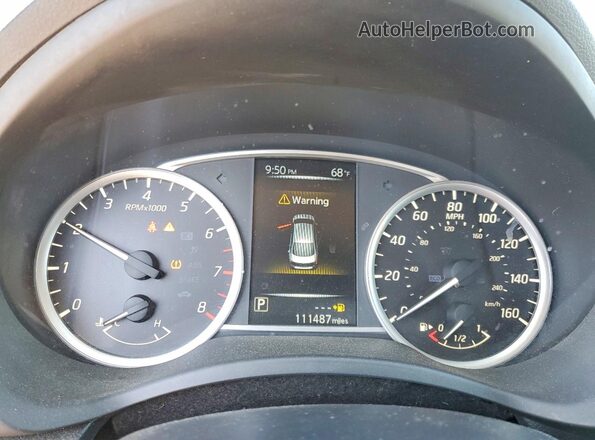 3N1AB7AP3HY311865 2017 NISSAN SENTRA Gray Instrument cluster view