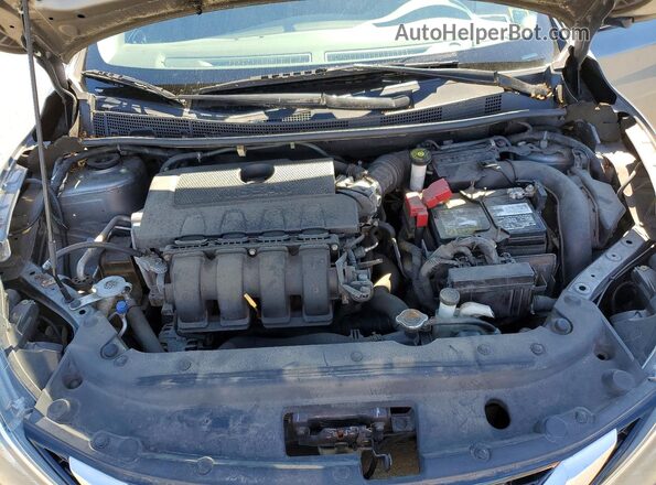 3N1AB7AP3HY311865 2017 NISSAN SENTRA Gray Rear interior view