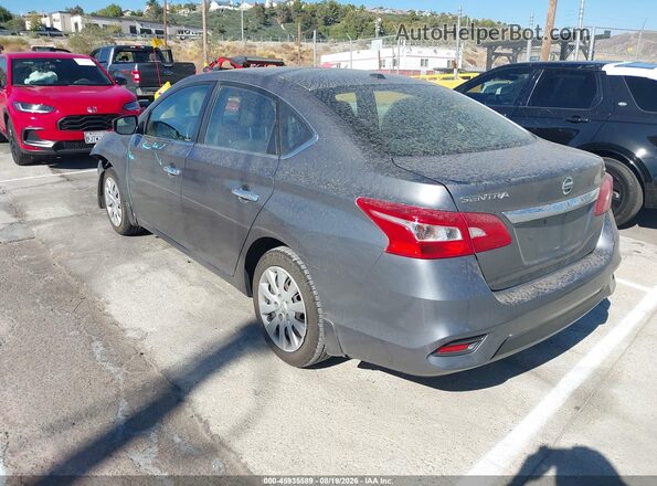 3N1AB7AP3HY335941 2017 NISSAN SENTRA Gray Trasero izquierdo