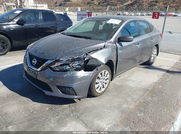 3N1AB7AP3HY335941 2017 NISSAN SENTRA Gray Vista tres cuartos delantera izquierda