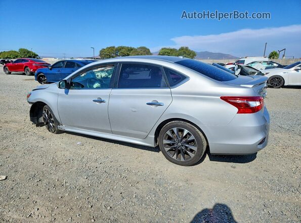 3N1AB7AP3HY344848 2017 NISSAN SENTRA Silver Задня ліва чверть