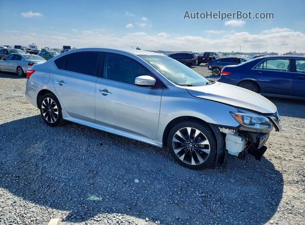 3N1AB7AP3HY344848 2017 NISSAN SENTRA Silver Передня права чверть