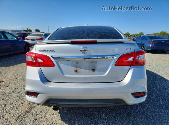 3N1AB7AP3HY344848 2017 NISSAN SENTRA Silver Вид ззаду