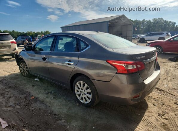 3N1AB7AP3HY349872 2017 NISSAN SENTRA Gray Trasero izquierdo