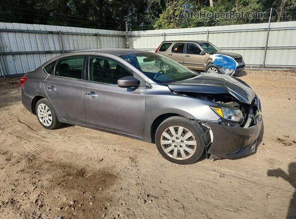 3N1AB7AP3HY349872 2017 NISSAN SENTRA Gray Delantero derecho