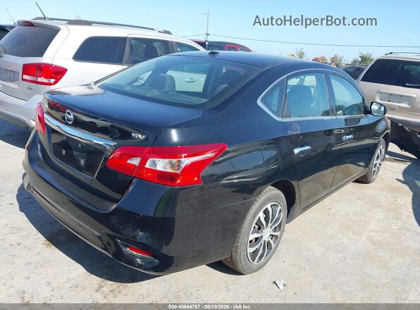 3N1AB7AP3HY351525 2017 NISSAN SENTRA Black Trasero derecho