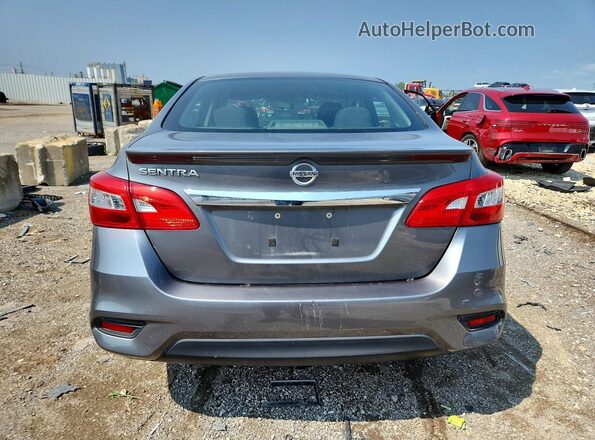 3N1AB7AP3HY383309 2017 NISSAN SENTRA Gray Widok z tyłu