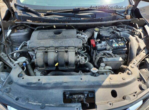 3N1AB7AP3HY383309 2017 NISSAN SENTRA Gray Widok wnętrza z tyłu