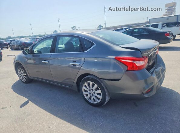 3N1AB7AP3HY384444 2017 NISSAN SENTRA Серый Задняя левая четверть