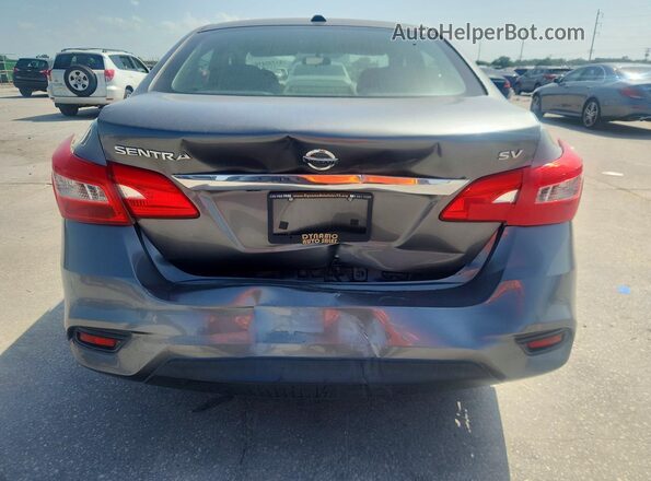 3N1AB7AP3HY384444 2017 NISSAN SENTRA Серый Вид сзади