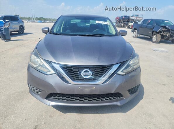 3N1AB7AP3HY384444 2017 NISSAN SENTRA Серый Вид спереди