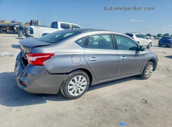 3N1AB7AP3HY384444 2017 NISSAN SENTRA Серый Задняя правая четверть