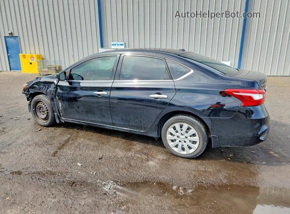 3N1AB7AP3HY387425 2017 NISSAN SENTRA Black უკანა მარცხენა