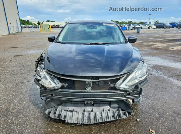 3N1AB7AP3HY387425 2017 NISSAN SENTRA Black წინა ხედი