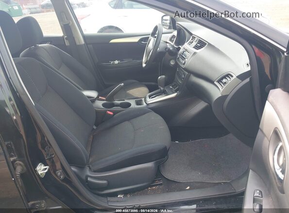 3N1AB7AP3HY396822 2017 NISSAN SENTRA Black Вид салону спереду