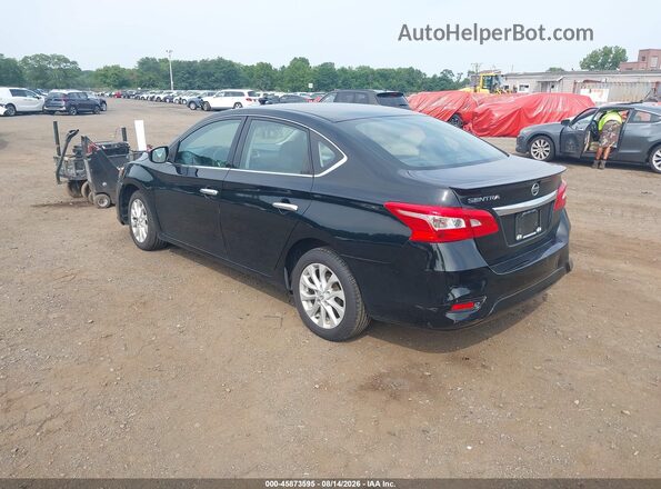 3N1AB7AP3HY396822 2017 NISSAN SENTRA Black Задня ліва чверть