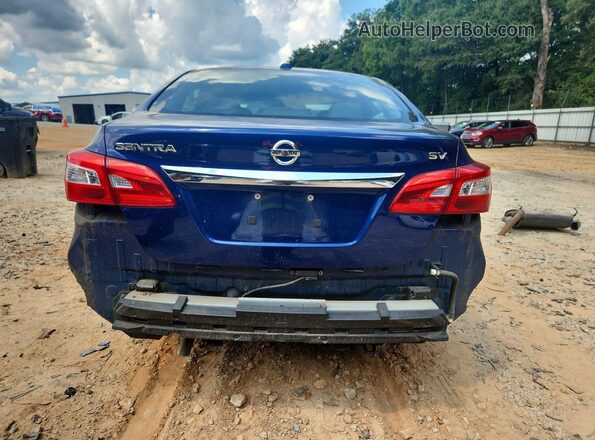 3N1AB7AP3HY399218 2017 NISSAN SENTRA Blue უკანა ხედი