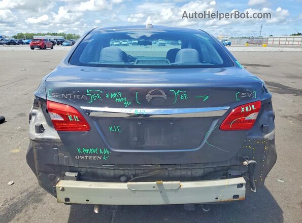3N1AB7AP3JL605348 2018 NISSAN SENTRA Серый Вид сзади