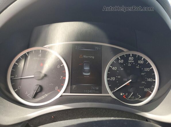 3N1AB7AP3JL605348 2018 NISSAN SENTRA Серый Вид щитка приборов