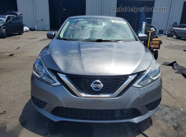 3N1AB7AP3JL605348 2018 NISSAN SENTRA Серый Вид спереди