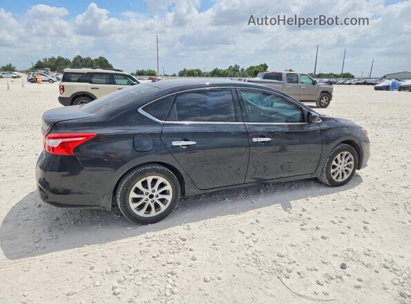 3N1AB7AP3JL608573 2018 NISSAN SENTRA Black უკანა მარჯვენა