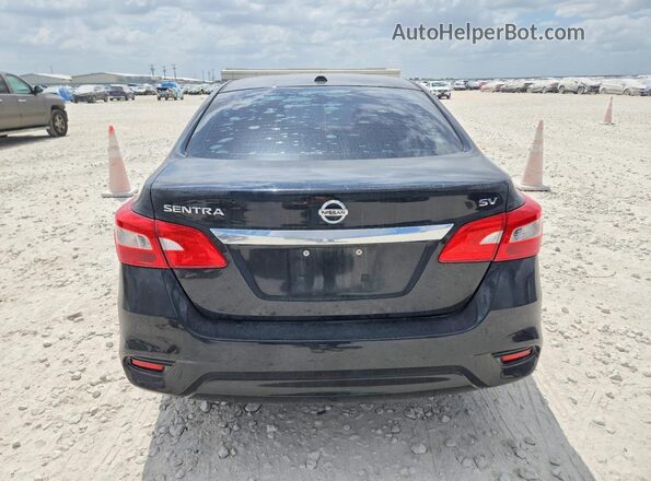 3N1AB7AP3JL608573 2018 NISSAN SENTRA Black უკანა ხედი