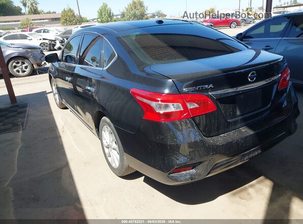 3N1AB7AP3JL624627 2018 NISSAN SENTRA Black Rear left