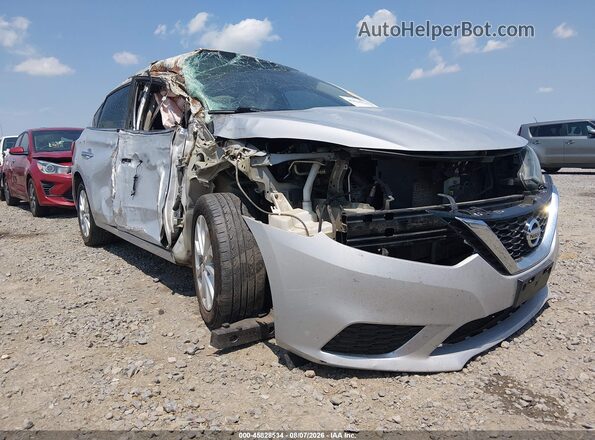 3N1AB7AP3JL644988 2018 NISSAN SENTRA Gray Widok z przodu