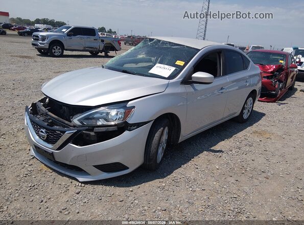 3N1AB7AP3JL644988 2018 NISSAN SENTRA Gray Przód lewy