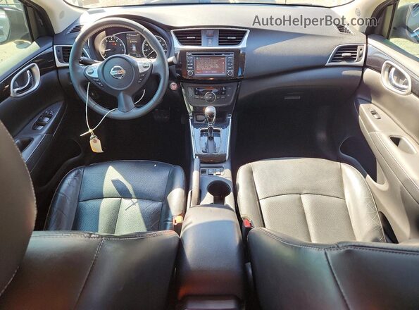 3N1AB7AP3JY211884 2018 NISSAN SENTRA Черный Вид панели приборов